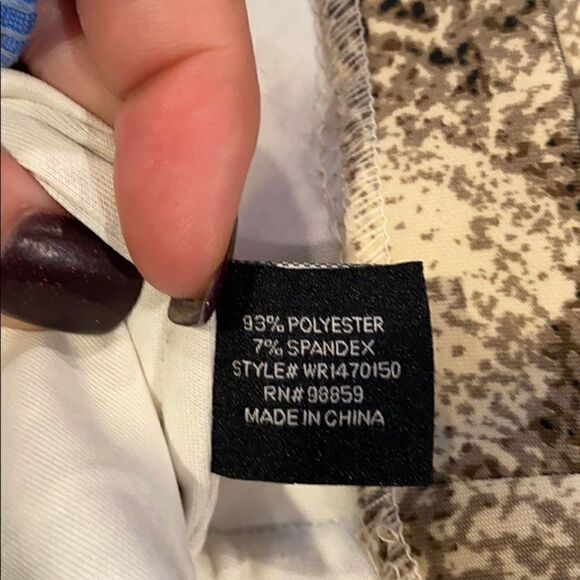 W118 BY WALTER BAKER ANIMAL PRINT MESH DRESS S - Picture 6 of 7